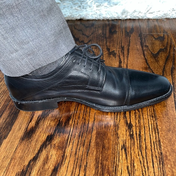 Johnston & Murphy Black Dress shoes. size 13 - Picture 5 of 6